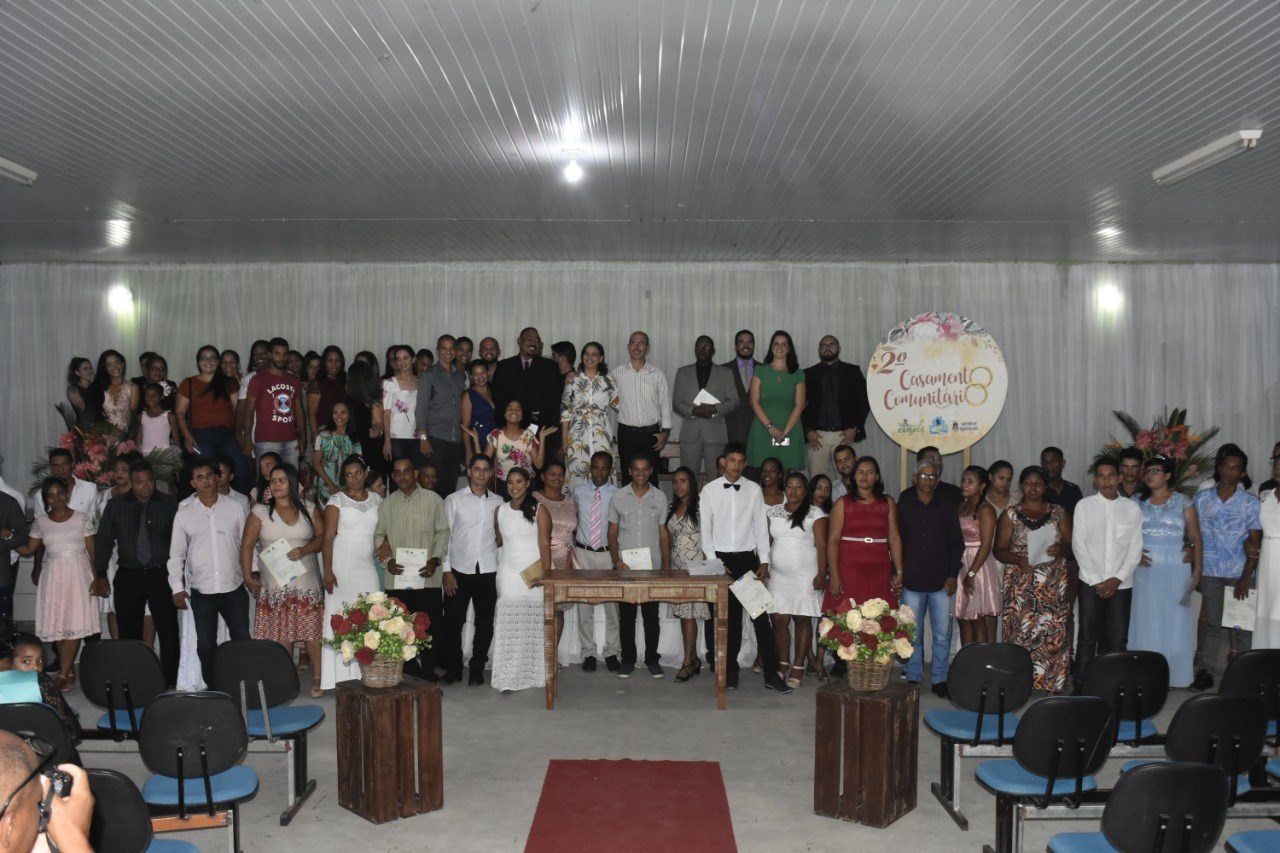 Camacã: II Casamento Comunitário realiza o sonho de dezenas de casais

